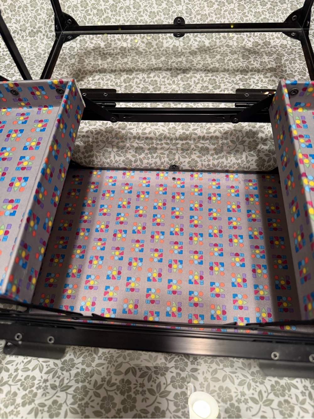 Caboodles Black Frame Cosmetic Organizer with Multicolor Drawer Pattern - Picture 2 of 6